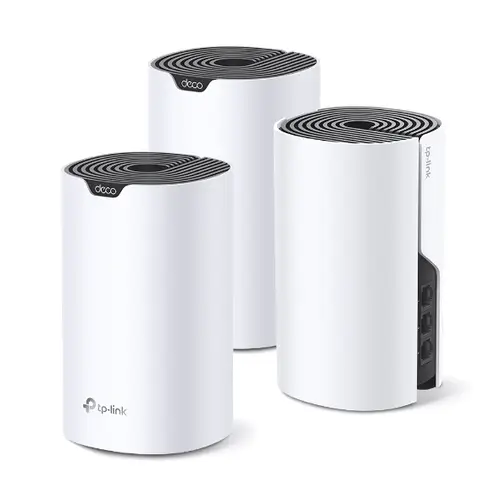 Deco S7 (3-pack) Doble banda (2,4 GHz / 5 GHz) Wi-Fi 5 (802.11ac) Blanco, Negro Interno - Imagen 2