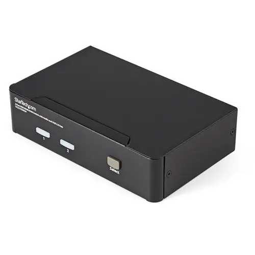 Conmutador Switch KVM 2 puertos HDMI con Hub Concentrador USB 2.0 Audio - 1920x1200 - Imagen 1