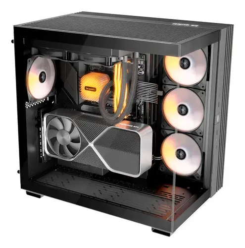 LIGHT BASE 600 LX Black Midi Tower Negro - Imagen 3