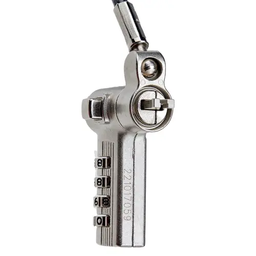 Cable Antirrobo Universal de Portátil de 2m - Candado de Seguridad para Portátil - Serializado - con Clave de Combinación - Compatible con Noble Wedge&reg /Nano/K-Slot - TAA - Imagen 11