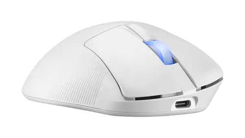 ROG Keris II Ace Wireless AimPoint White ratón Juego mano derecha RF Wireless + Bluetooth + USB Type-A Óptico 42000 DPI - Imagen 6