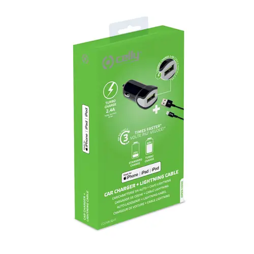 CCUSBLIGHT cargador de dispositivo móvil Universal Negro Encendedor de cigarrillos Auto - Imagen 3