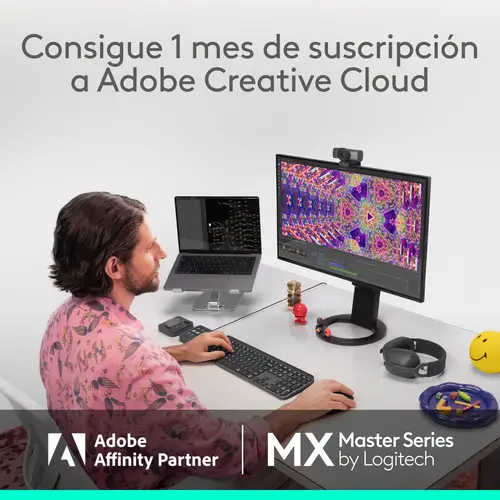 MX Master 4, ratón inalámbrico ergonómico con respuesta háptica avanzada, desplazamiento ultrarrápido, carga USB-C, Bluetooth, Windows, macOS grafito - Imagen 25