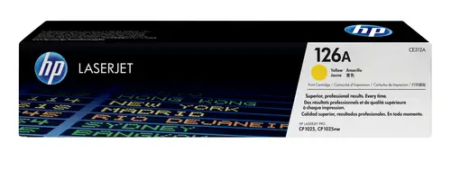 Cartucho de tóner original LaserJet 126A amarillo