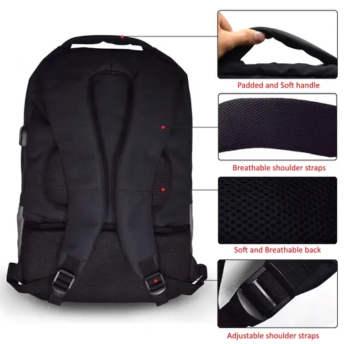 EW2529 maletines para portátil 43,9 cm (17.3") Mochila Negro - Imagen 4