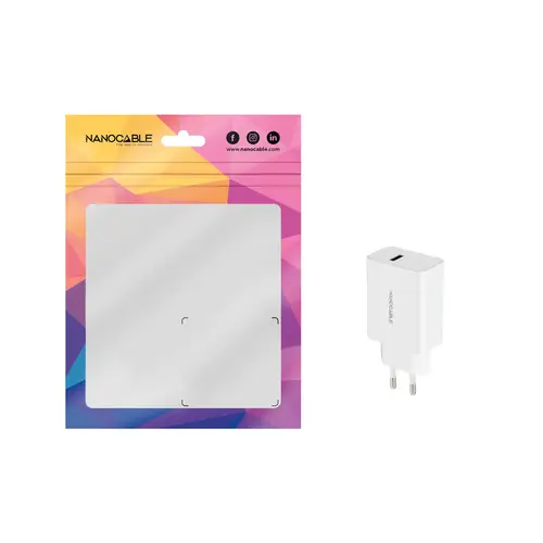 Cargador USB, 5V/2.1A, Blanco - Imagen 2