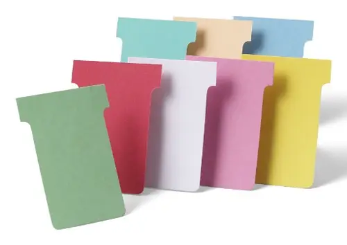 Estuche 100 Fichas T Tamaño 3 azul claro - Imagen 1