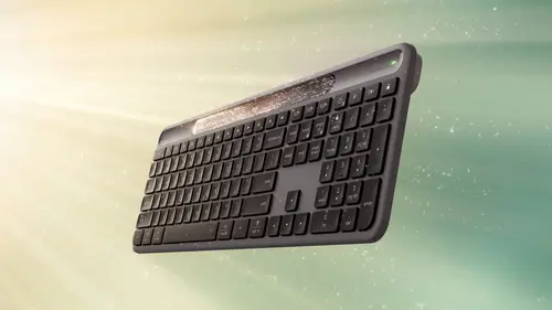 SLIM SOLAR+ KEYBOARD WRLS GRAPHITE - ESP - MEDITER-412 - Imagen 5