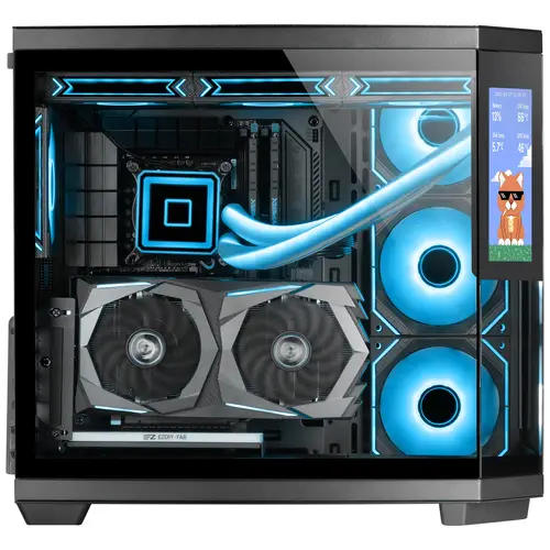 MC3TCORELCD carcasa de ordenador Midi Tower Negro - Imagen 5