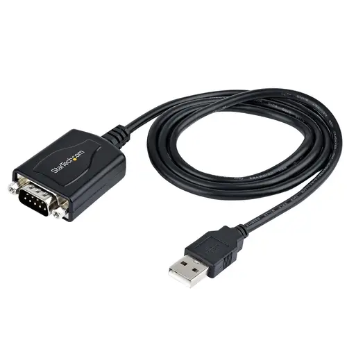 Cable de 91cm USB a Serie con Retención de Puerto COM, Conversor DB9 RS232 Macho a USB, Adaptador USB a Serie para PLC/Impresora/Escáner, Chipset Prolific, Win/Mac - Imagen 4