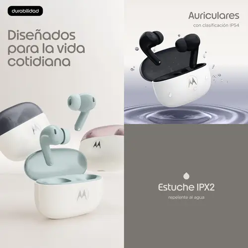 Moto Buds 2 Auriculares Inalámbrico Dentro de oído Llamadas/Música Bluetooth Carbono - Imagen 17
