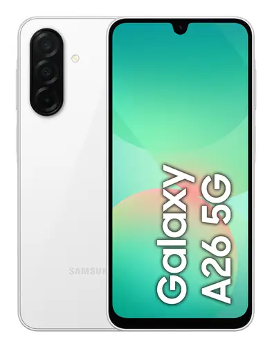 Galaxy A26 17 cm (6.7") Ranura híbrida Dual SIM Android 15 5G USB Tipo C 6 GB 128 GB 5000 mAh Blanco - Imagen 1