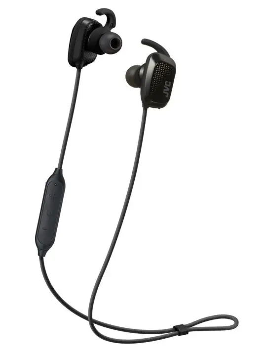HA-ET65BV-B Auriculares Inalámbrico gancho de oreja, Dentro de oído, Banda para cuello Deportes Bluetooth Negro