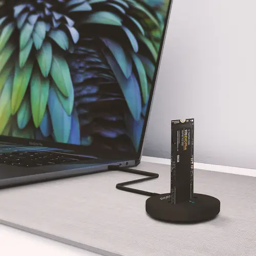 USB-C Dock M.2 (NGFF) ASUC-M2D013-BK SATA/NVMe A USB3.1 Gen2, Negra - Imagen 5