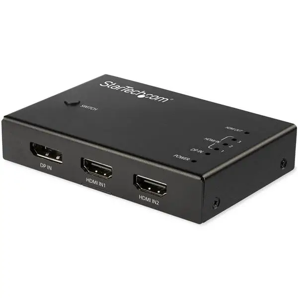 Switch Conmutador de Vídeo HDMI de 4 Puertos - 3x HDMI y 1x Disp..