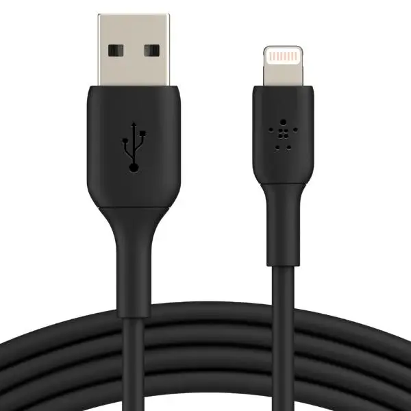 LIGHTNING TO USB-A CAB 1M (2PK) BK