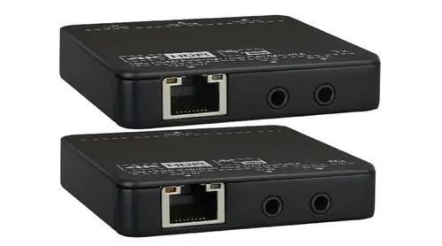 HVE-9006 extensor audio/video Transmisor y receptor de señales AV Negro - Imagen 1