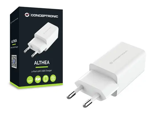 ALTHEA06W cargador de dispositivo móvil Universal Blanco Corriente alterna Interior - Imagen 3