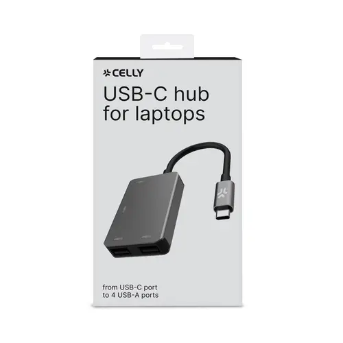 PROHUB4IN1SV hub de interfaz USB 2.0 Type-C Gris - Imagen 2