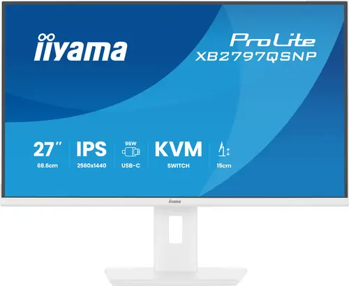 ProLite XB2797QSNP-W1 pantalla para PC 68,6 cm (27") 2560 x 1440 Pixeles Quad HD LCD Blanco - Imagen 4