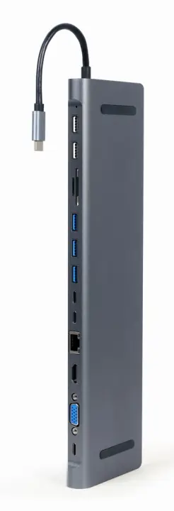 A-CM-COMBO9-01 base para portátil y replicador de puertos USB 3...