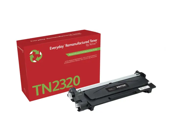 Remanufacturado Everyday Tóner Everyday Mono remanufacturado de Xerox es compatible con Brother TN2320, Capacidad alta