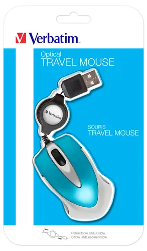 Go Mini ratón Ambidextro USB tipo A Óptico 1000 DPI - Imagen 1