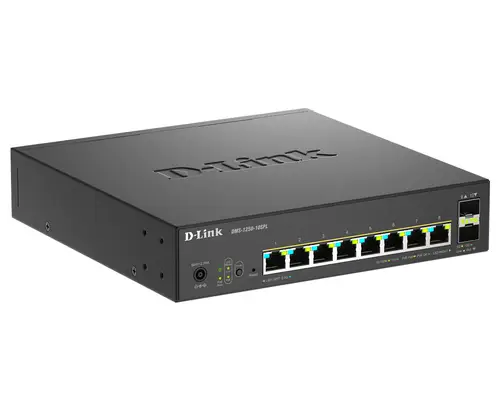 DMS-1250-10SPL Gestionado 2.5G Ethernet (100/1000/2500) Energía sobre Ethernet (PoE) Negro - Imagen 2