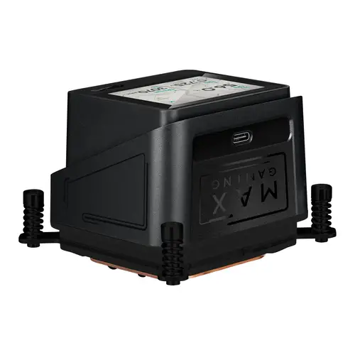 MAX GAMING LC 360 ARGB LCD Procesador Sistema de refrigeración líquida todo en uno 12 cm Negro - Imagen 6