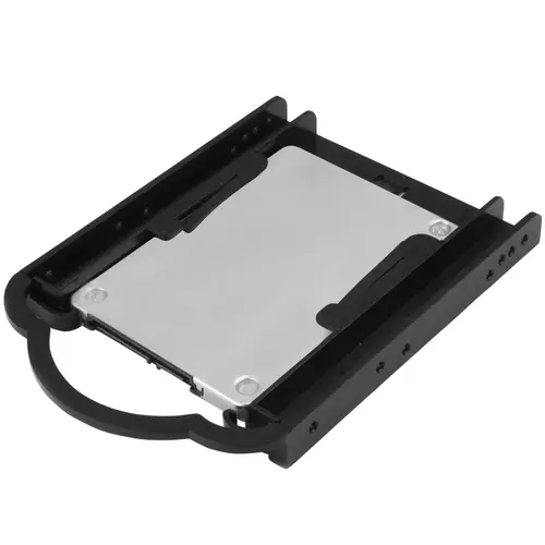 Bracket de Montaje para Discos Duros / SSD de 2,5" en Bahías de 3,5 Pulgadas - Instalación sin Herramientas - Bracket Adaptador de Unidad de 2,5" a Bahía de 3,5" - Imagen 5