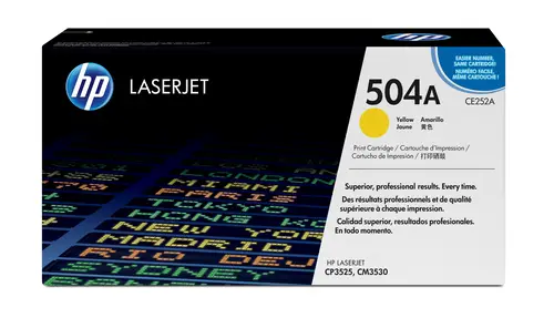 Cartucho de tóner original LaserJet 504A amarillo - Imagen 1