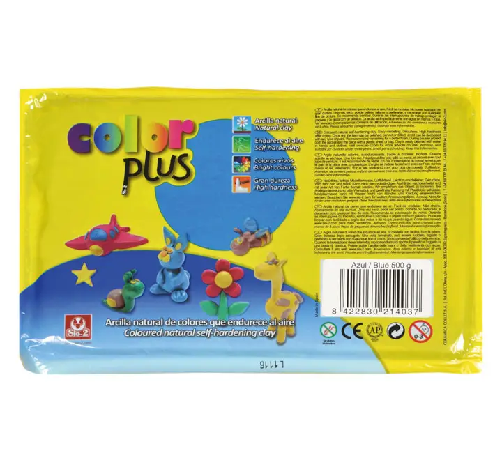 PAQ. ARCILLA SIO-2 COLOPLUS AZUL 500G 2142000200