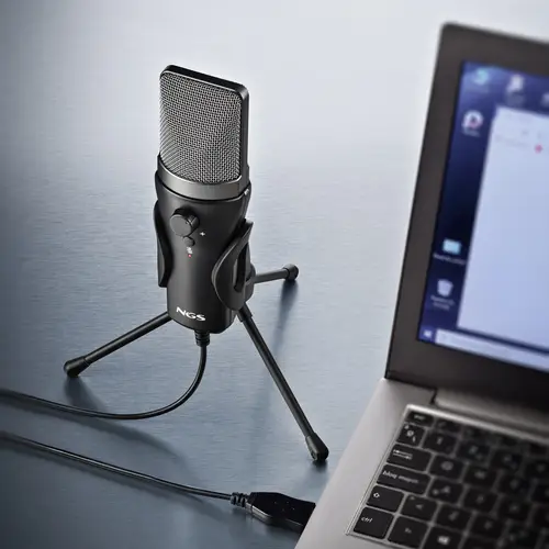 MS120 USB Negro Micrófono para crear podcasts - Imagen 5