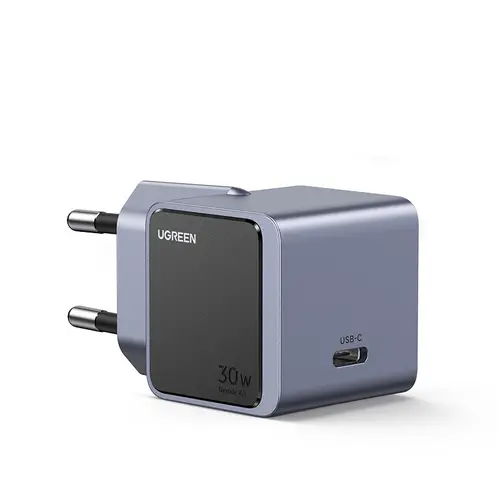 Nexode S 30W USB-C GaN Fast Charger EU gray Teléfono móvil, Batería portátil, Teléfono Gris Corriente alterna Interior - Imagen 1