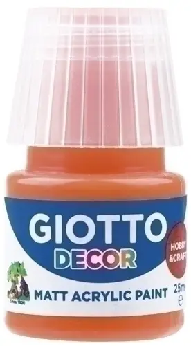 PINTURA ACRIL.GIOTTO 25 ml NARANJA - Pack de 6 unidades
