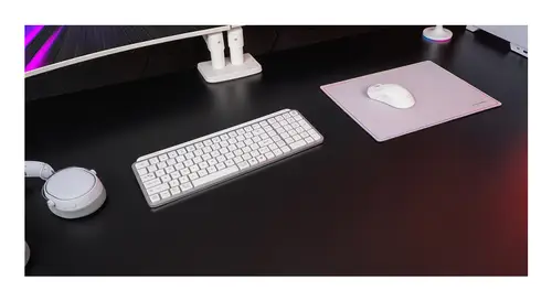 MK-SILENKEYS teclado Universal RF Wireless + Bluetooth QWERTY Español Blanco - Imagen 5