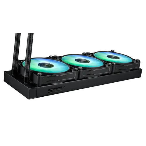 MAX GAMING LC 360 ARGB LCD Procesador Sistema de refrigeración líquida todo en uno 12 cm Negro - Imagen 14
