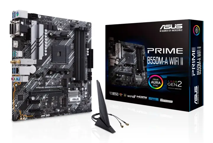 PRIME B550M-A WIFI II AMD B550 Zócalo AM4 micro ATX