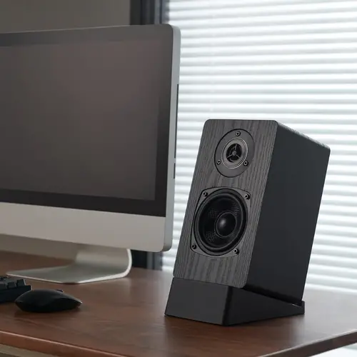 Soporte Universal De Sobremesa Para Altavoces, Negro - Imagen 4