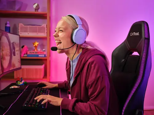 GXT 489P FAYZO Auriculares Alámbrico Diadema Juego Negro, Púrpura - Imagen 8