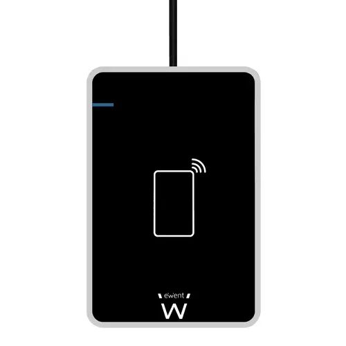 EW1053 lector de tarjeta magnética Negro USB - Imagen 1