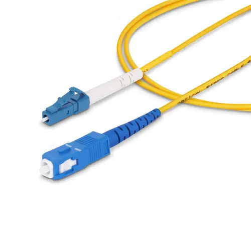 Cable de Fibra Óptica Simplex LC a SC (UPC) OS2 Monomodo de 2m - 9/125µm - 40G/100G - Resistente a Dobleces - Low Insertion Loss - Cable LSZH - Cable de Parcheo de Fibra - Imagen 7