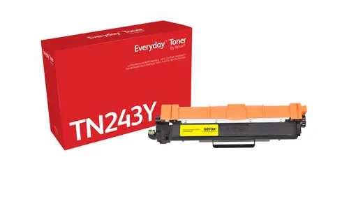 Everyday El tóner Everyday Amarillo de Xerox es compatible con Brother TN-243Y, Capacidad estándar - Imagen 1