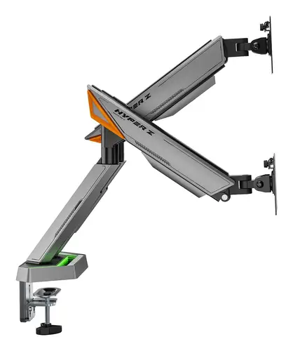 DT38TSRRGB-349 soporte para monitor 96,5 cm (38") Escritorio Negro, Blanco - Imagen 3