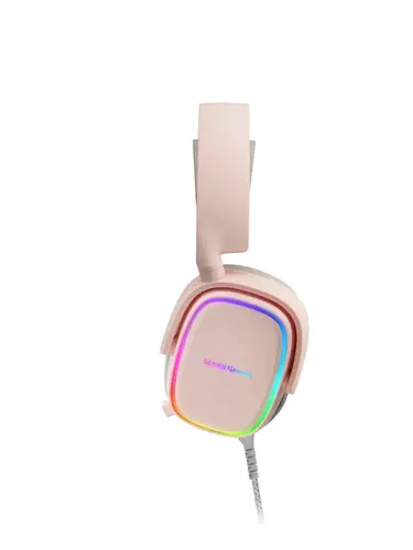 MHAX Rosa, Auriculares Gaming RGB, Micrófono Extraíble, HiFi, Compatibilidad Multiplataforma - Imagen 8