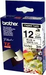 Fabric Labelling Tape - 12mm, Blue/White cinta para impresora de etiquetas TZ