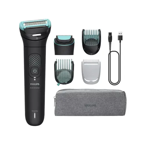 7000 series Body Groomer BG7470/15 Cabezal flexible 2D y sistema de recorte y afeitado - Imagen 1