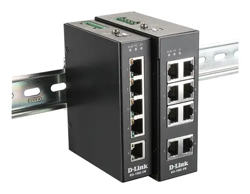 DIS-100E-8W switch No administrado L2 Fast Ethernet (10/100) Negro - Imagen 2