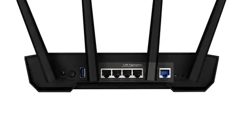 TUF Gaming AX3000 V2 router inalámbrico Gigabit Ethernet Doble banda (2,4 GHz / 5 GHz) Negro, Naranja - Imagen 2