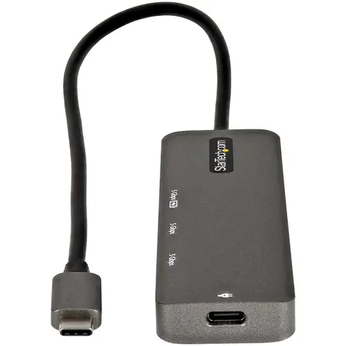 Adaptador Multipuertos USB-C - Docking Station USB Tipo C a HDMI 2.0b 4K de 60Hz (HDR10) - PD de 100W de Paso - Hub USB 3.0 de 4 Puertos - Replicador USBC - con Cable de 30cm - Imagen 3
